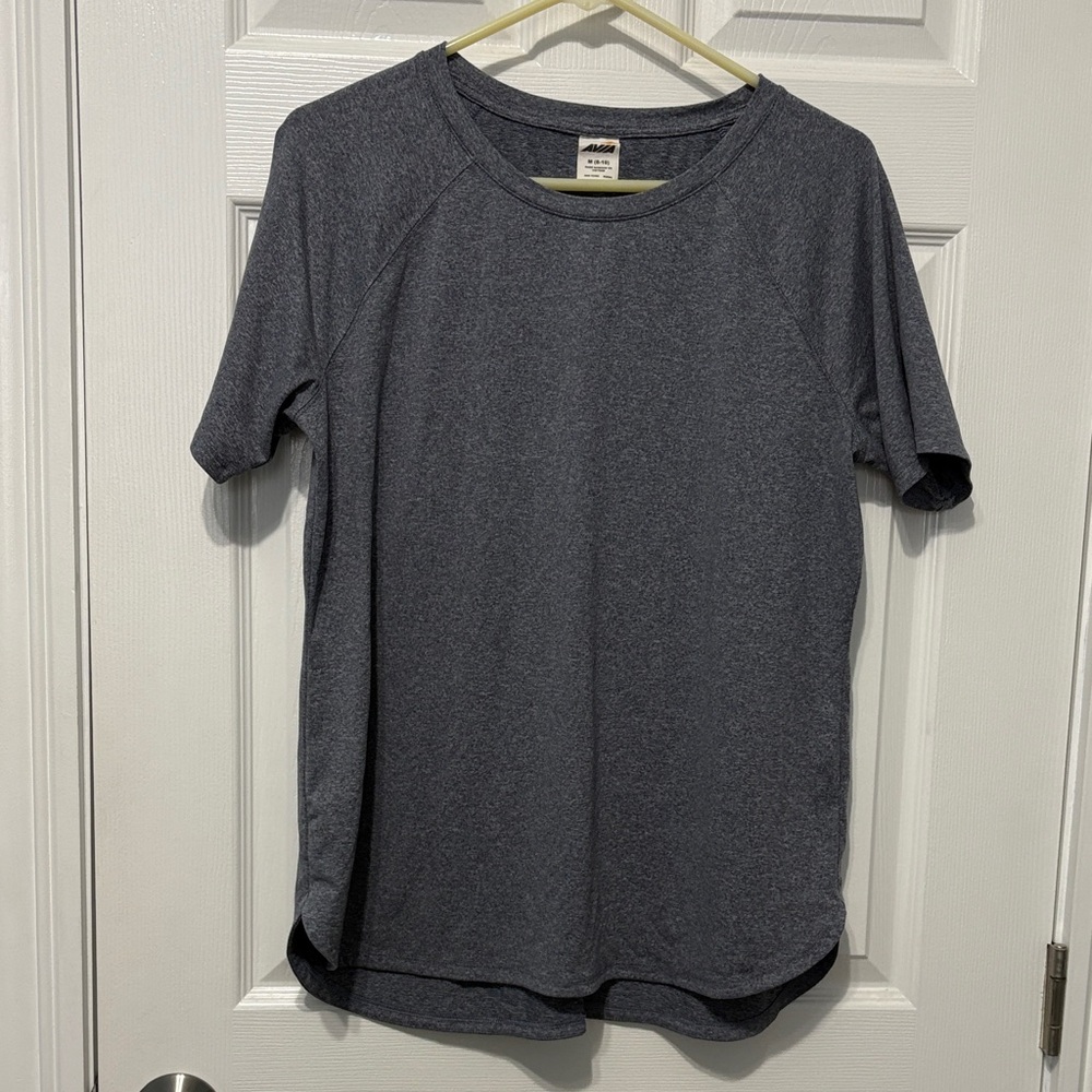 Avia Women’s Gray Short Sleeve Raglan Tee